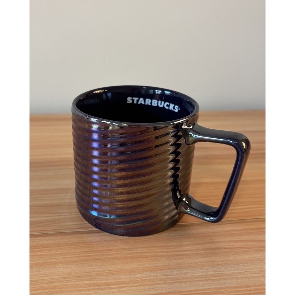 Starbucks 2020 Luster Iridescent Swirl Mug (12 oz) Holiday Christmas